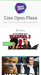 Mobile Screenshot of cineopenplaza.com.ar